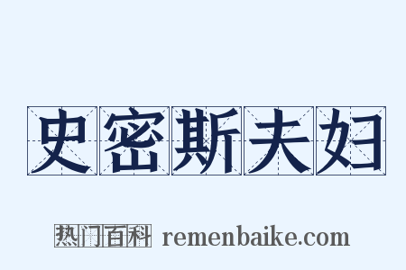 史密斯夫妇是什么意思的图片